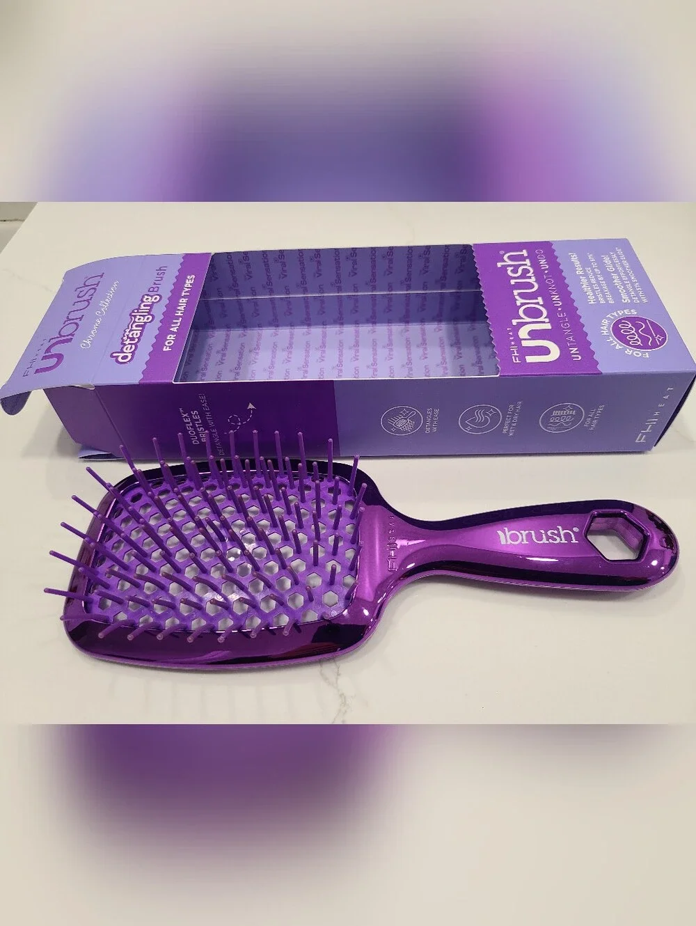 FHI UNbrush Chrome Series - Purple Chrome Stellar